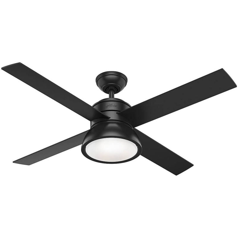 Ceiling Fan Loki Black with Light and Remote