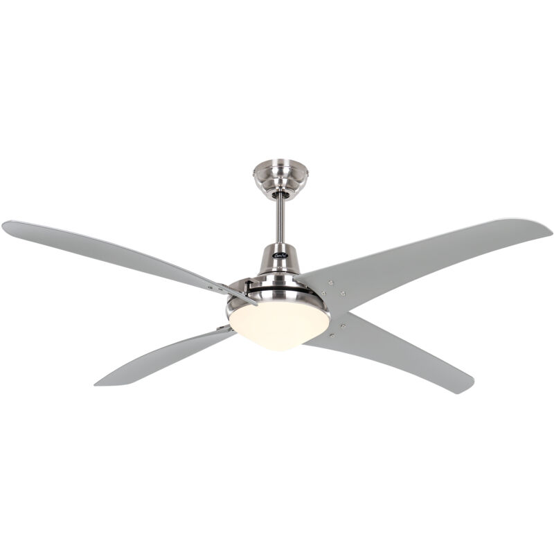 Ceiling Fan Mirage Chrome-Silver with Light & Remote