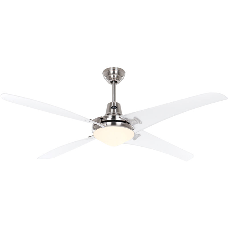 Image of Ceiling Fan Mirage Chrome-Clear with Light&hellip;