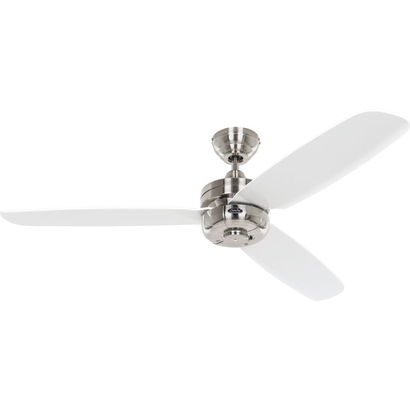 Ceiling Fan Night Flight Chrome / White with Remote