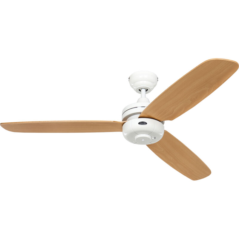 Ceiling Fan Night Flight White / Beech with Remote