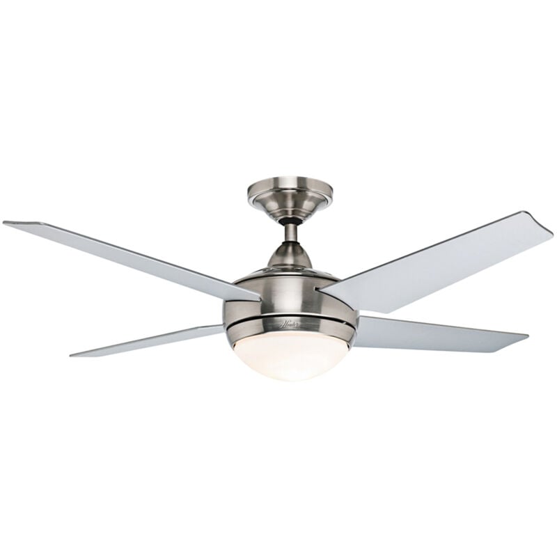 Ceiling Fan Sonic Nickel with Lights & Remote