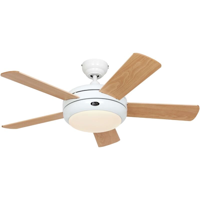 Ceiling Fan Titanium White 105 Beech / Pine