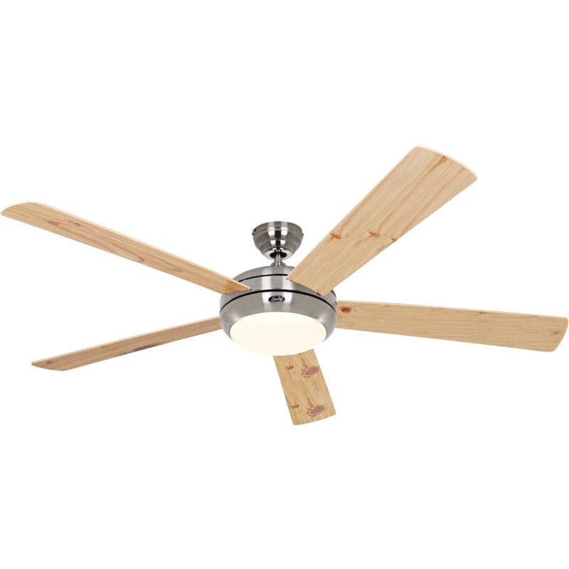 Ceiling fan Titanium Chrome 162cm / 64' Beech / Pine