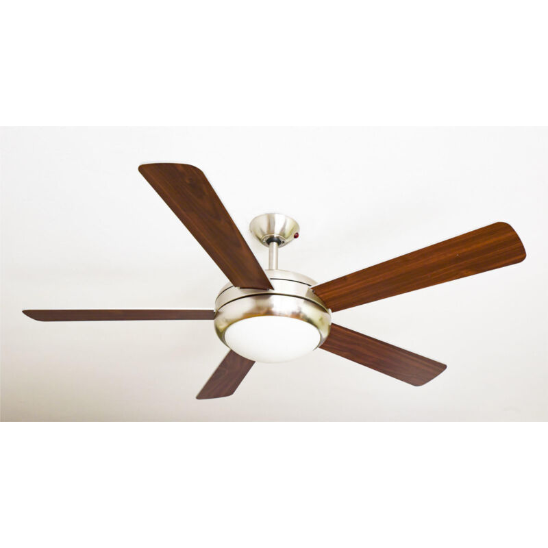 Ceiling Fan Ursa Brushed Nickel sl-wl with Light