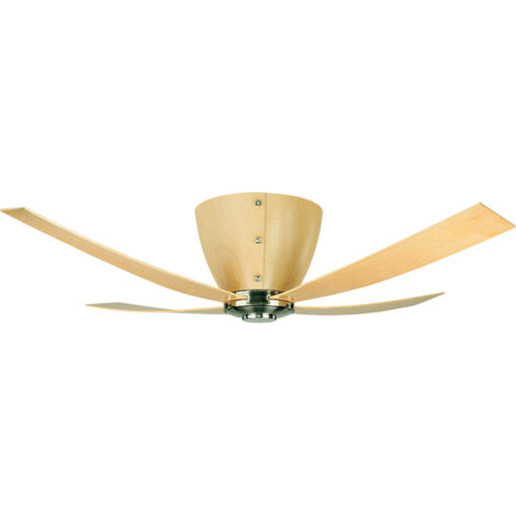 Ceiling Fan Valhalla Light Beech with Remote