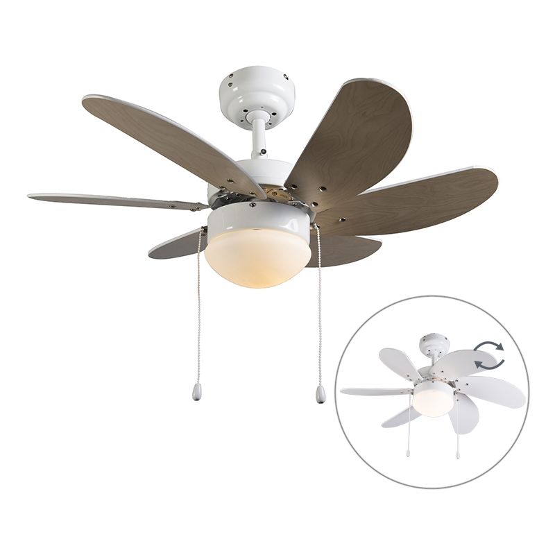 White Ceiling Fan - Fresh 3