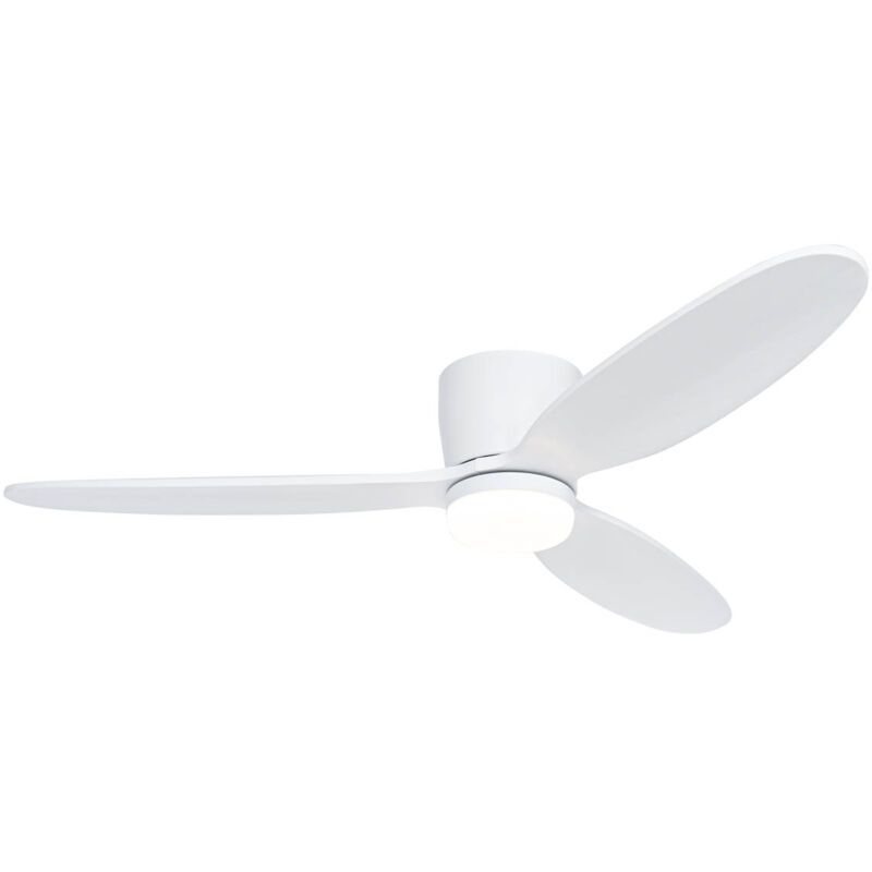 Image of Ceiling Fan White 132cm incl. led&hellip;