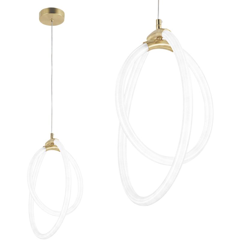 Toolight - Ceiling Lamp Chandelier Led G019-cp Gold