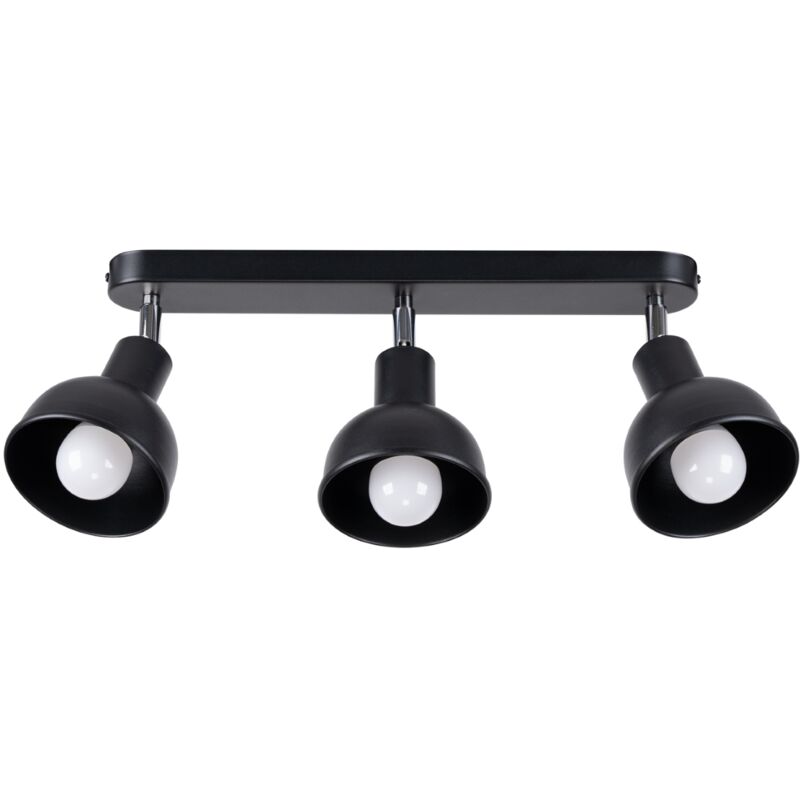 Sollux Ceiling lamp elba 3 black