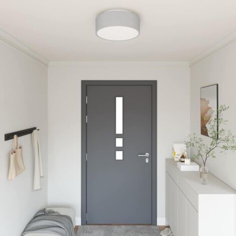 Ceiling Lamp Grey 38 x 13.5 cm Fabric vidaXL