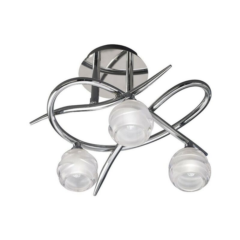 Inspired Mantra - Loop - Ceiling 3 Light G9 eco, Polished Chrome