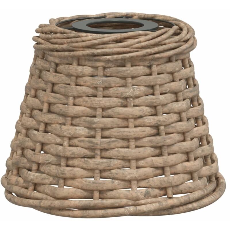 Ceiling Lamp Shade Brown Ø15x12 Cm Wicker Vidaxl