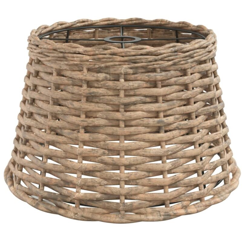 Ceiling Lamp Shade Brown Ø38x23 Cm Wicker Vidaxl