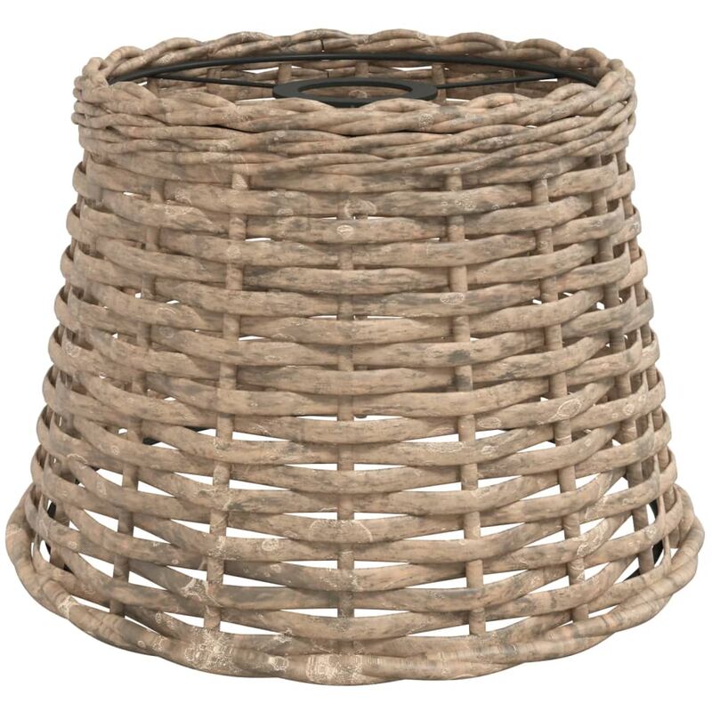 Ceiling Lamp Shade Brown Ø25x17 Cm Wicker Vidaxl