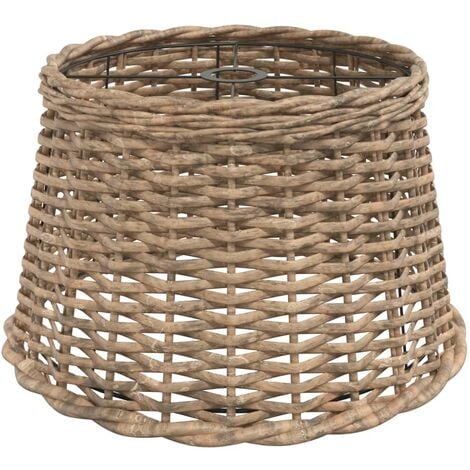 Ceiling Lamp Shade Brown Ø45x28 cm Wicker vidaXL