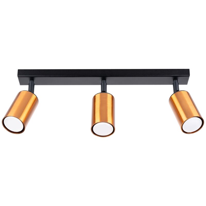 Image of Ceiling lamp WINX 3 black/cooper