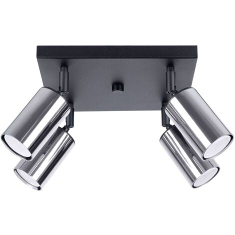 Ceiling lamp WINX 4 black/chrome