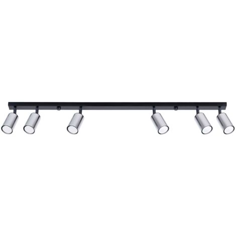 Ceiling lamp WINX 6L black/chrome