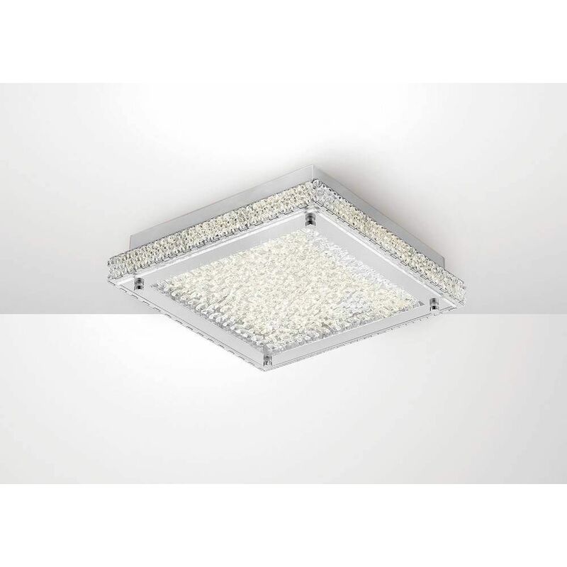 Ceiling light Amelia 18W 1800lm LED 4000K Stainless Steel / crystal
