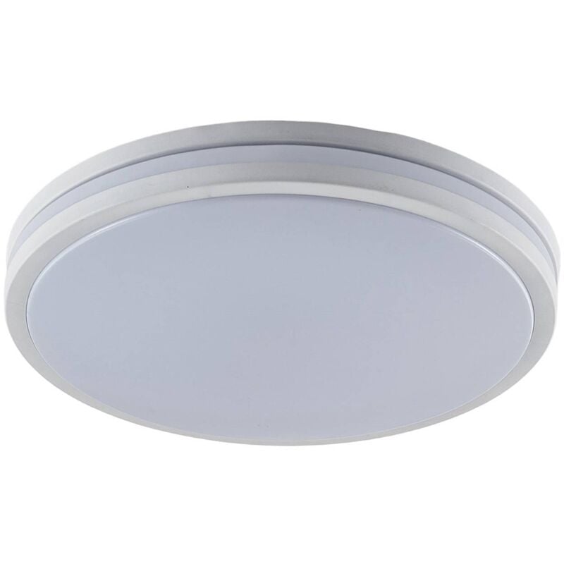 Ceiling Light Arnim dimmable (modern) in White made of Plastic for e.g. Bathroom (1 light source,) from Lindby - white