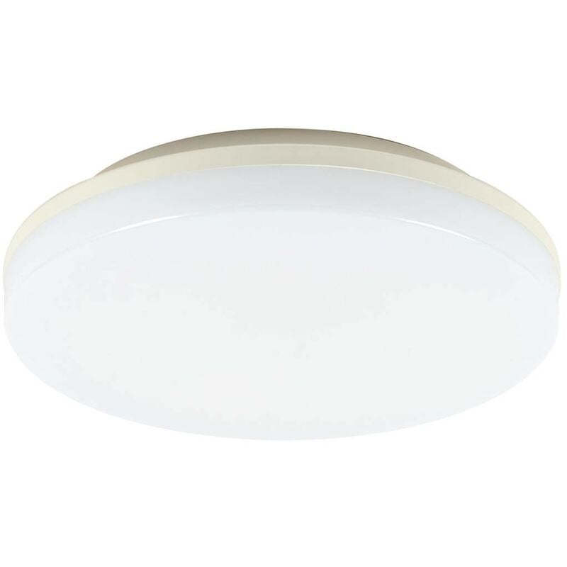 Ceiling Light Artinwith motion detector (modern) in White made of Plastic for e.g. Bathroom (1 light source,) from Prios white