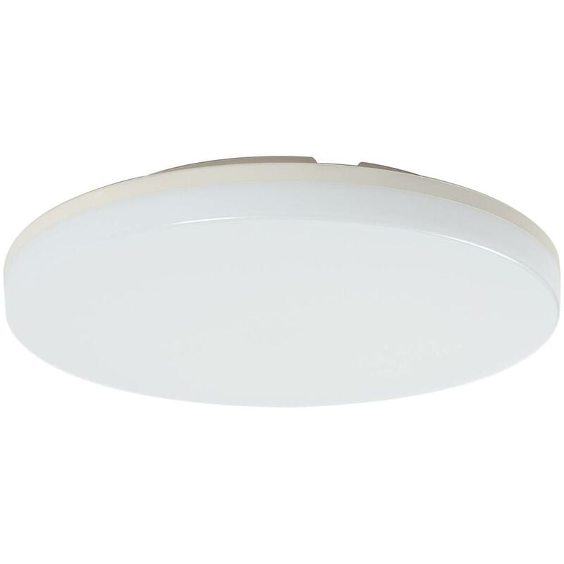 Prios - Ceiling Light Artinwith motion detector (modern) in White made of Plastic for e.g. Bathroom (1 light source,) from white
