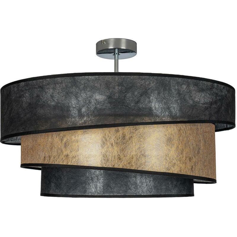 Ceiling Light Ayvira dimmable (modern) in Black made of Metal for e.g. Living Room & Dining Room (3 light sources, E27) from Lindby - chrome, black,
