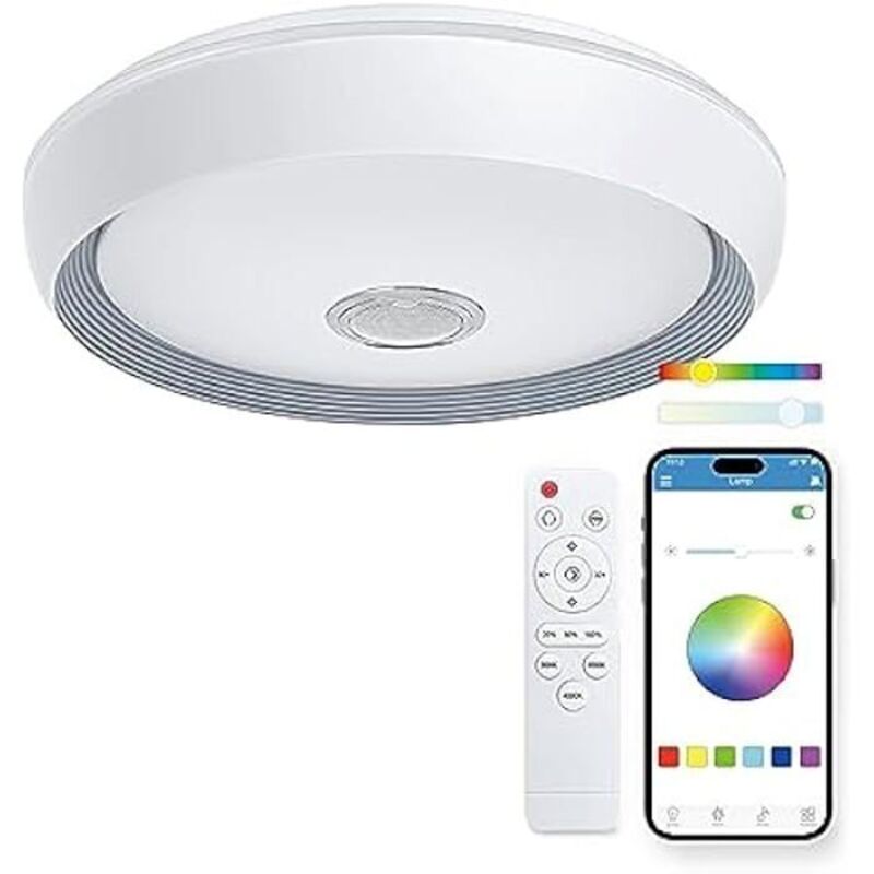 Ceiling Light Bt Rgb Cct Hp 5w 47cm Glory Ksix