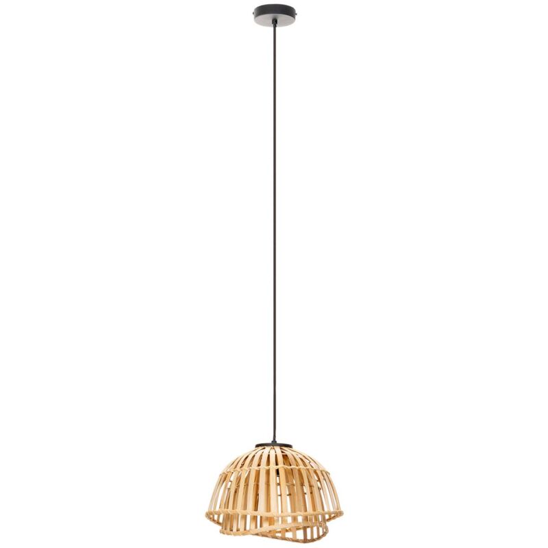 Ceiling Light Dabila dimmable) in Brown for e.g. Living Room & Dining Room (1 light source, E27) from Lindby - light wood