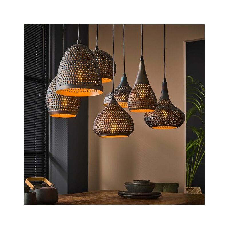 Image of Ceiling Light Dax Dark 7L Mix