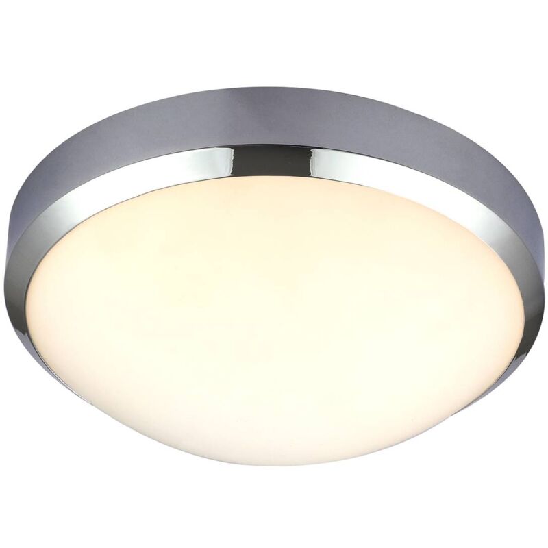 Ceiling Light Drilona (modern) in Silver made of Metal for e.g. Bathroom (1 light source,) from Arcchio white, chrome