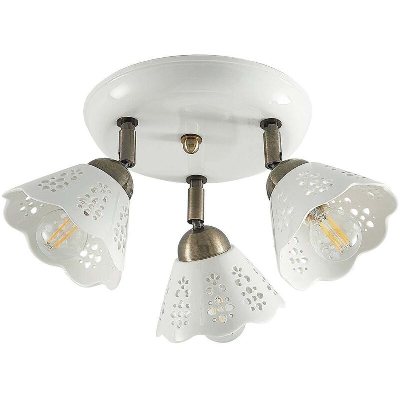 Lindby Ceiling Lightdimmable 'efgenia' Made Of Ceramics For Living Room & Dining Room