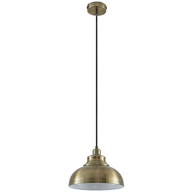 Ceiling Light Emna dimmable (vintage, antique) in Bronze made of Metal for e.g. Living Room & Dining Room (1 light source, E27) from Lindby antique