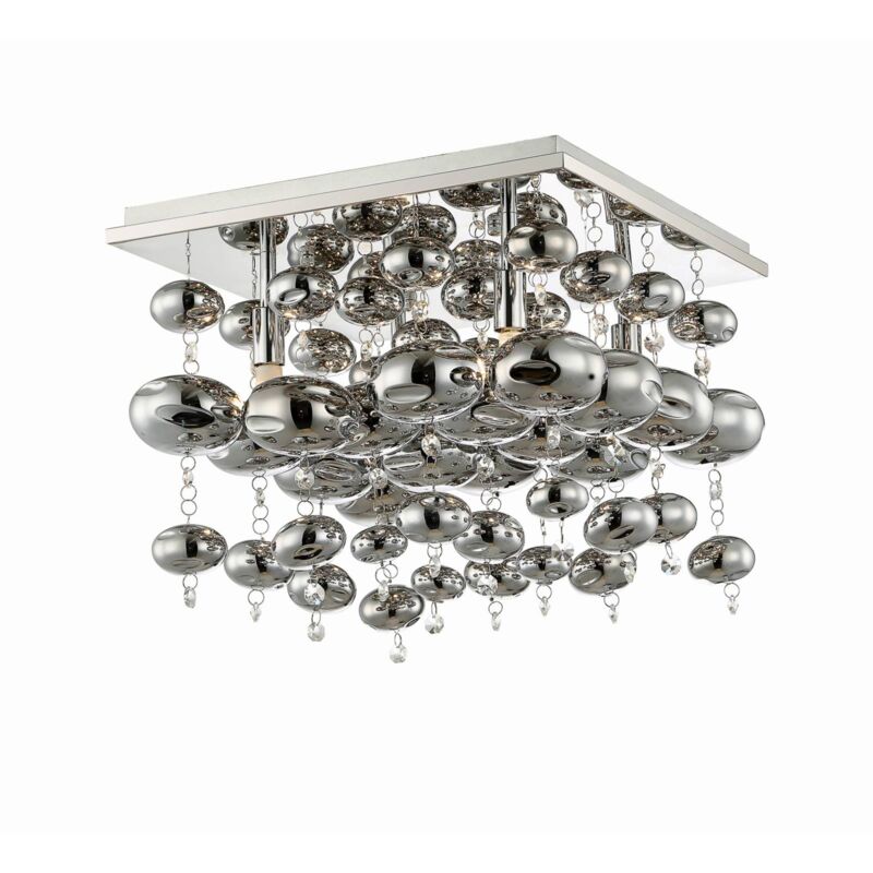 Lindby - Ceiling Lightdimmable 'esfera' Made Of Metal For Living Room & Dining Room