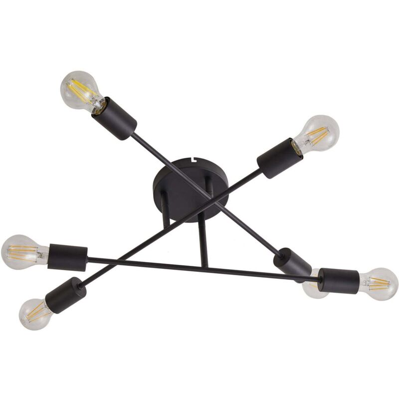 Lindby - Ceiling Lightdimmable 'estar' Made Of Metal For Living Room & Dining Room