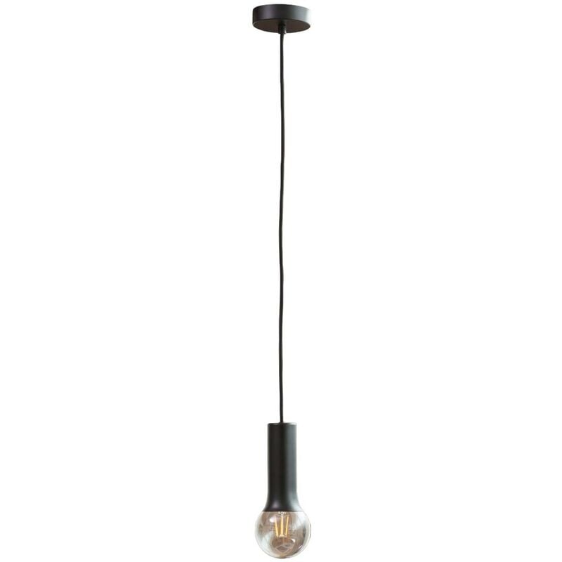 Lindby - Ceiling Light Fipas dimmable (modern) in Black made of Metal for e.g. Living Room & Dining Room (1 light source, E27) from black