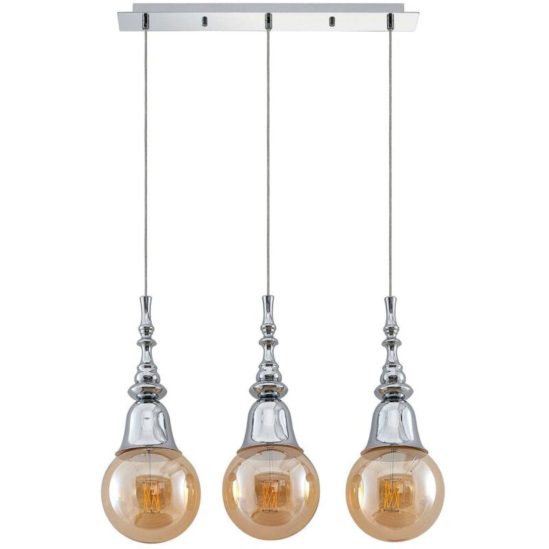 Lucande - Ceiling Lightdimmable 'gesja' Made Of Metal For Living Room & Dining Room
