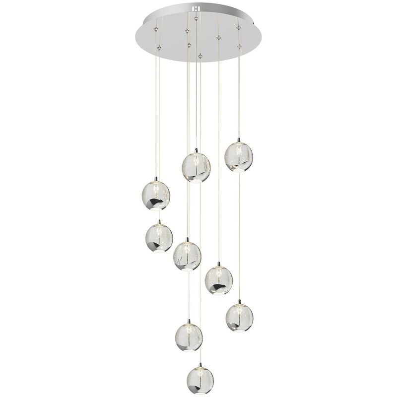 Lucande - led Ceiling Light 'Hayley' made of Metal for Living Room & Dining Room