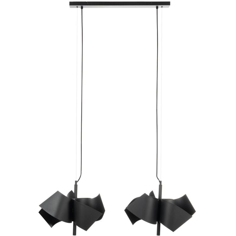 Lucande - Ceiling Light Imron dimmable (design) in Black made of Metal for e.g. Living Room & Dining Room (6 light sources, E14) from sand black