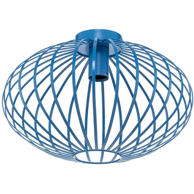 Ceiling Light Maivi dimmable (modern) in Blue made of Metal for e.g. Living Room & Dining Room (1 light source, E27) from Lindby blue