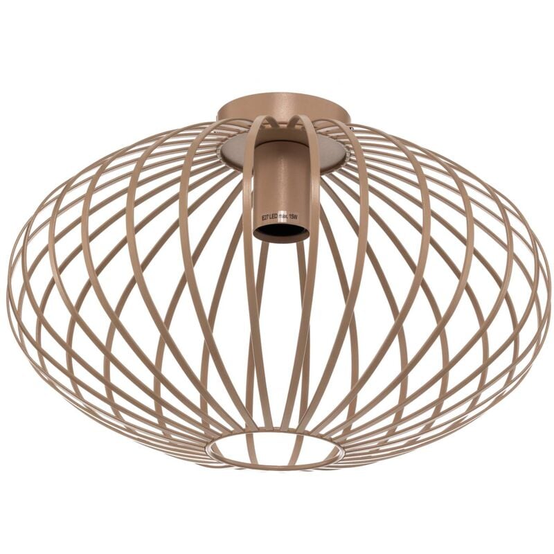 Ceiling Light Maivi dimmable (modern) in Silver made of Metal for e.g. Living Room & Dining Room (1 light source, E27) from Lindby sand beige