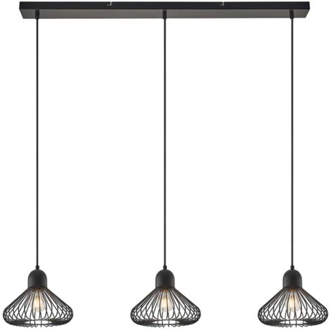 LINDBY Ceiling Light 'Metehan' made of Metal for Living Room & Dining Room
