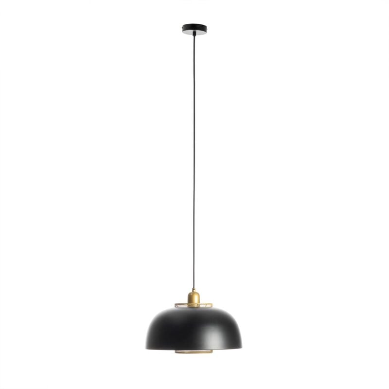 Ceiling Light Miraca dimmable (modern) in Black made of Metal for e.g. Living Room & Dining Room (1 light source, E27) from Lindby black, gold