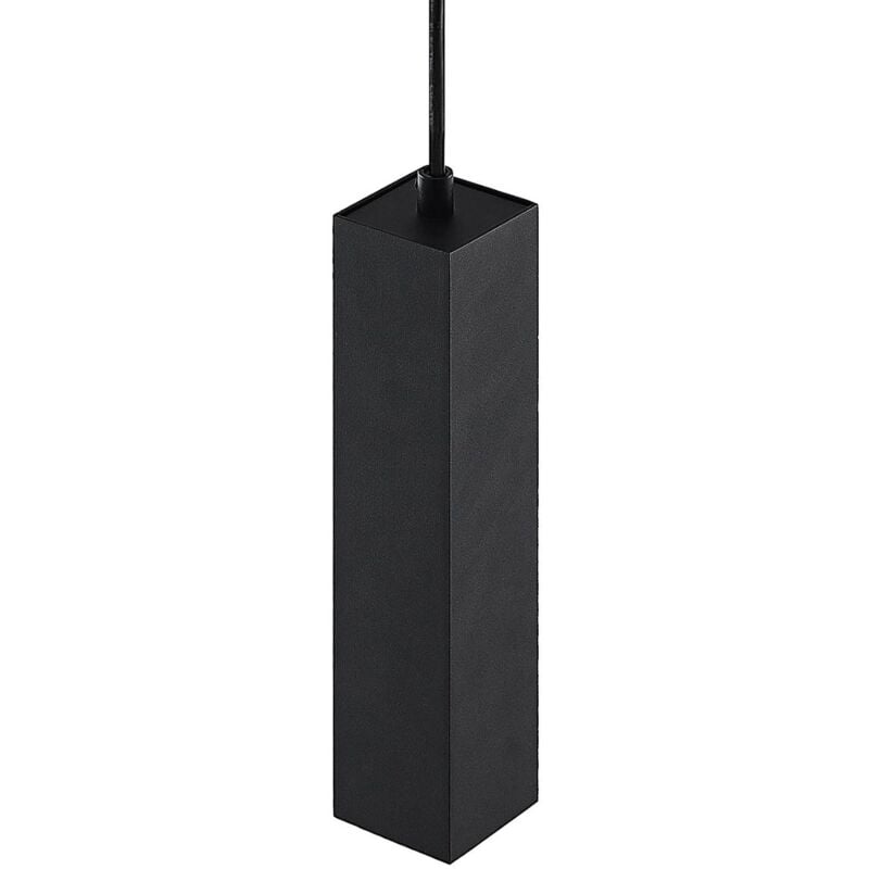 Prios - Ceiling Light Neliyah dimmable (modern) in Black made of Metal for e.g. Living Room & Dining Room (1 light source, GU10) from sand black