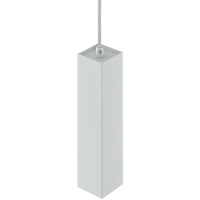 Prios - Ceiling Light Neliyah dimmable (modern) in White made of Metal for e.g. Living Room & Dining Room (1 light source, GU10) from sand white