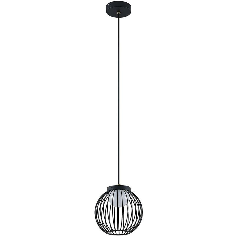 Ceiling Light Outdoor Kartivan (modern) in Black made of Aluminium (1 light source,) from Lucande black, white