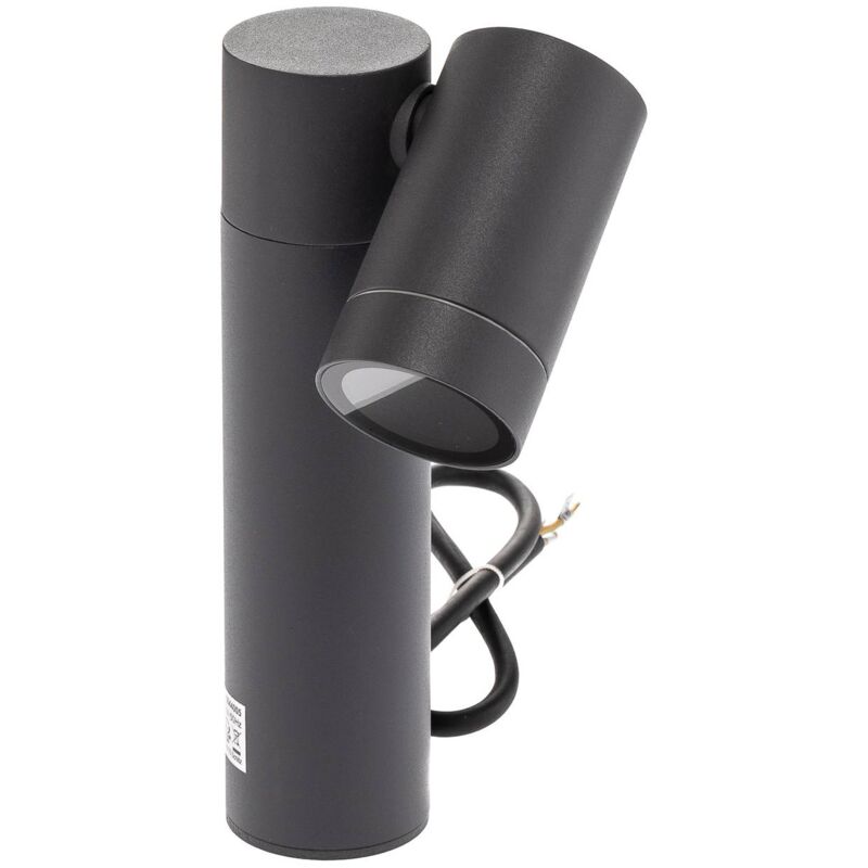 Ceiling Light Outdoor Tulimar dimmable (modern) in Black made of Aluminium (1 light source, GU10) from PRIOS - dark grey