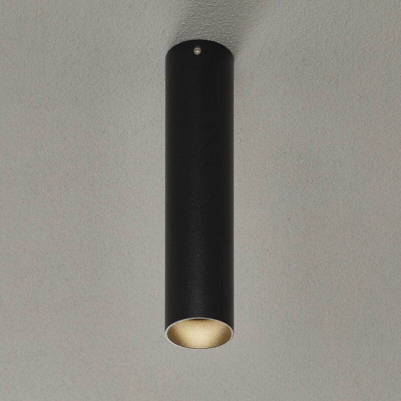 Ceiling Light 'Takio' dimmable (modern) in Black made of Metal for e.g. Living Room & Dining Room (1 light source, GU10) from Lucande | Downlight,