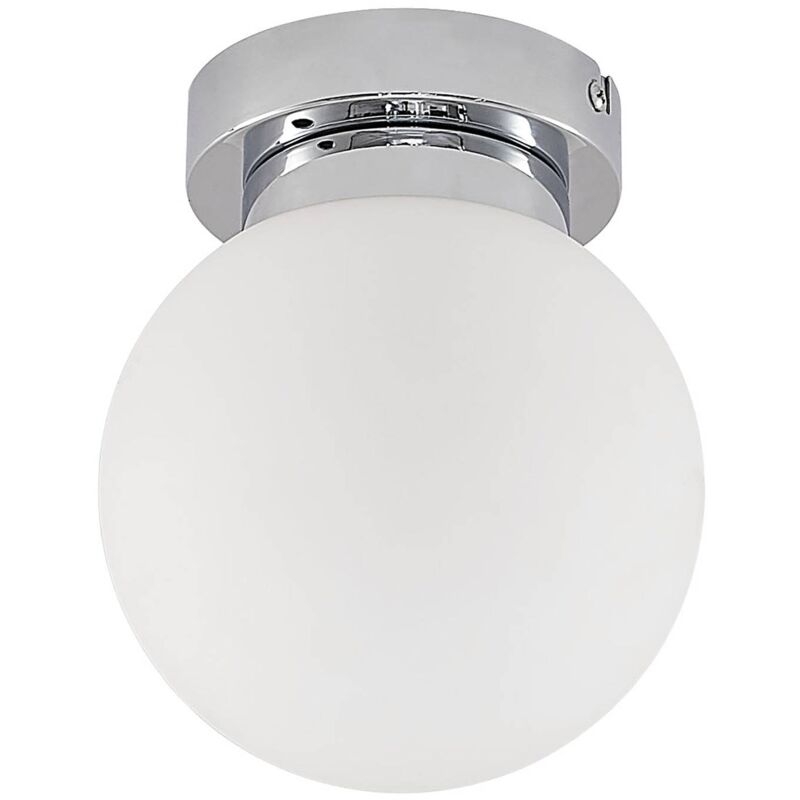Lindby - Ceiling Light Tavino dimmable (modern) in Silver made of Metal for e.g. Living Room & Dining Room (1 light source, E14) from chrome